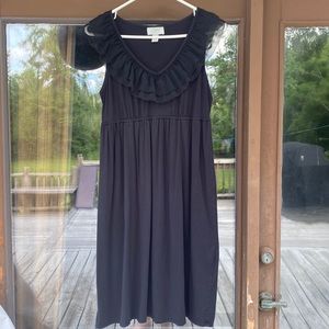 Ann Taylor Loft XS dress with ruffled neckline
